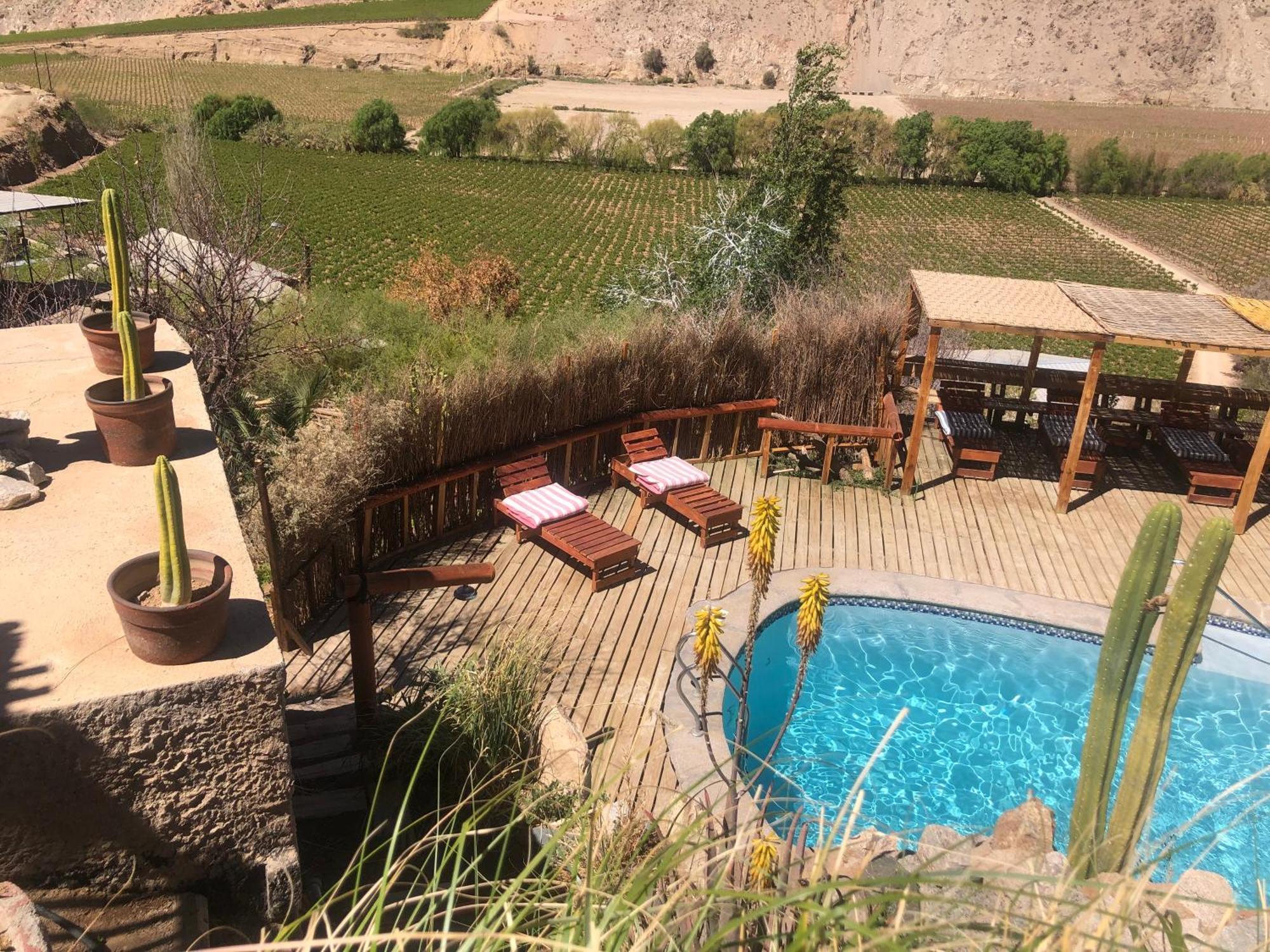 Cabanas Elquimista Pisco Elqui Buitenkant foto