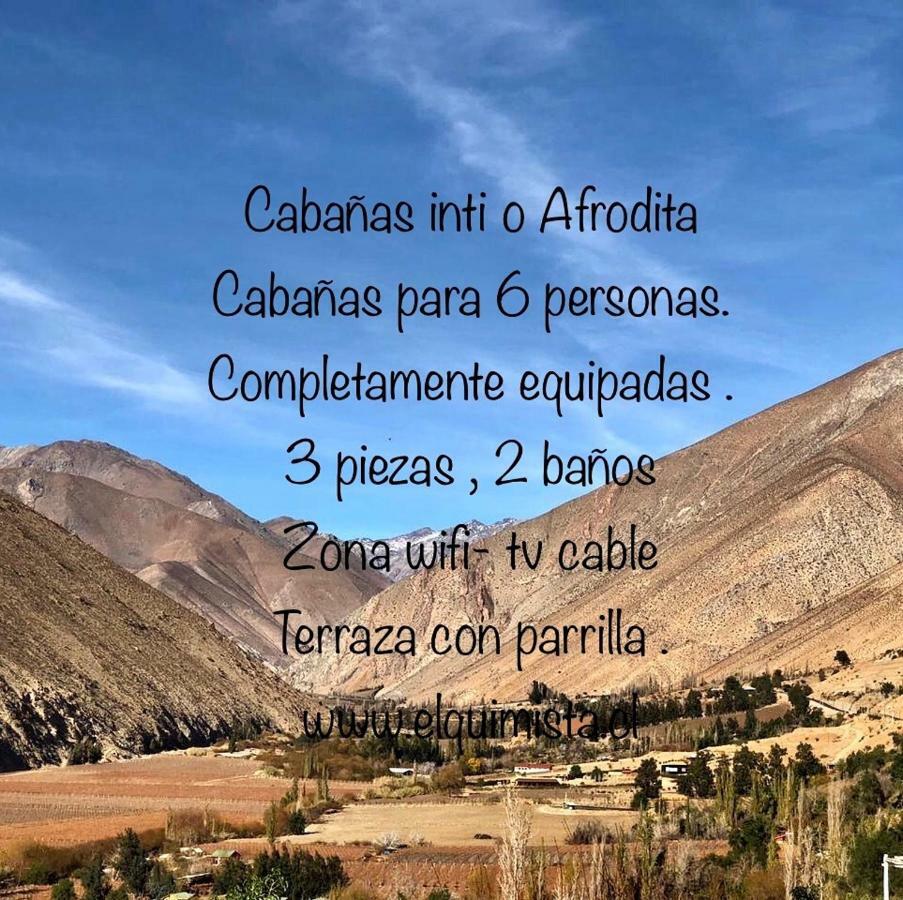 Cabanas Elquimista Pisco Elqui Buitenkant foto
